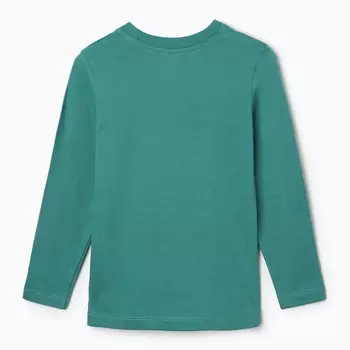 Лонгслив для мальчика, цвет зелёный, рост 92 см