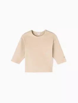 Лонгслив для мальчика MINAKU, бежевый, рост 104 см