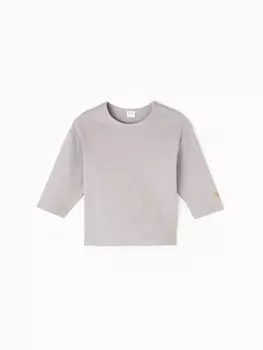 Лонгслив для мальчика MINAKU, серый, рост 116 см