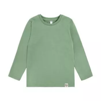 Лонгслив для мальчиков, рост 98 см, цвет зеленый
