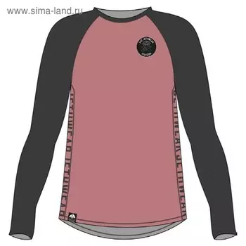 Лонгслив Jethwear One, размер XL, розовый, серый