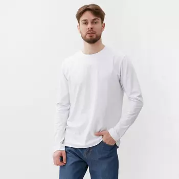Лонгслив мужской MIST Men's casual размер 48, белый