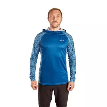 Лонгслив с капюшоном GRAYLING "Sargan", волны, GLSH-01WV р-р L