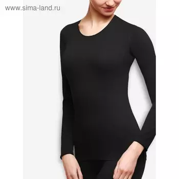 Лонгслив женский Celg Lft 593, размер 46, рост 170-176 см, цвет чёрный