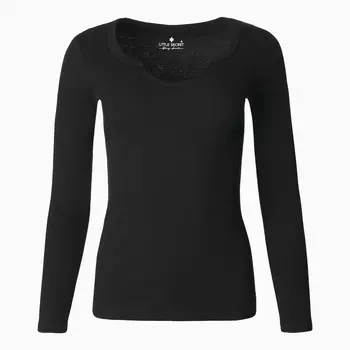 Лонгслив женский, цвет чёрный, размер 42 (S)