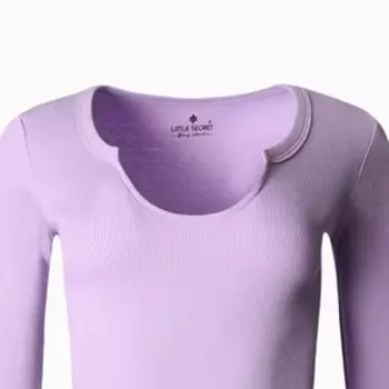 Лонгслив женский, цвет лиловый, размер 44 (M)