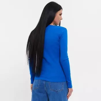 Лонгслив женский, цвет ярко-синий размер 46 (L)