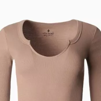 Лонгслив женский, цвет светло-коричневый, размер 42 (S)