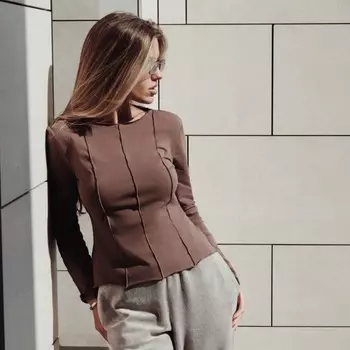 Лонгслив женский «Громкий тренд», размер 52