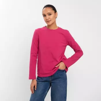 Лонгслив женский MINAKU: Basic line, цвет фуксия, размер 42