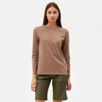 Лонгслив женский MINAKU: Basic line, цвет тауп, размер 42