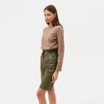 Лонгслив женский MINAKU: Basic line, цвет тауп, размер 48