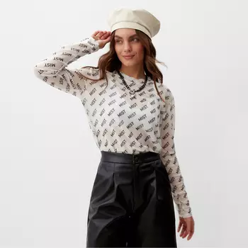 Лонгслив женский MIST, белый, размер XS-S