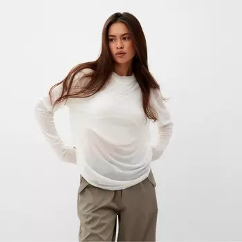 Лонгслив женский MIST, размер onesize, белый