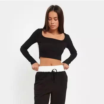 Лонгслив женский MIST, размер 44-46, чёрный