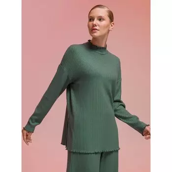 Лонгслив женский, размер 44, цвет зелёный