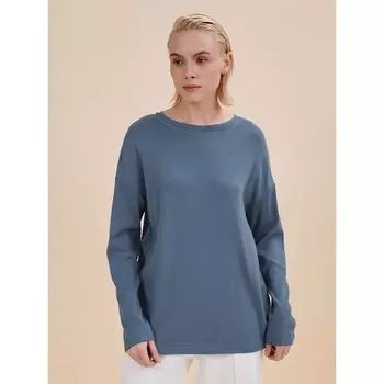 Лонгслив женский, размер XL, цвет джинс