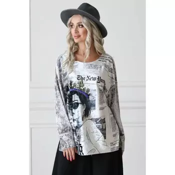 Лонгслив женский Wisell М5-4653/2, размер 50