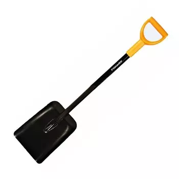 Лопата автомобильная, совковая, L = 78 см, стальной черенок, с ручкой