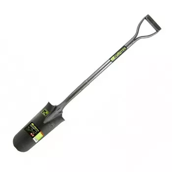 Лопата дренажная, L = 115 см, металлический черенок с ручкой, «Сибртех»