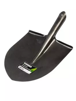 Лопата штыковая острая «Американка», рельсовая сталь, тулейка 40 мм, без черенка, Greengo
