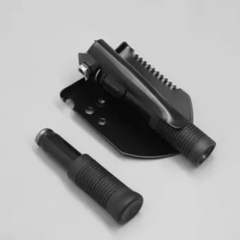 Лопата складная «Турист» в чехле, 40 см, черная