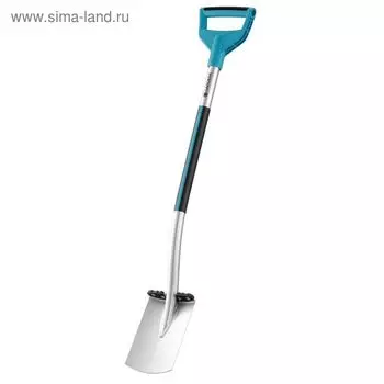 Лопата универсальная, L = 113 см, металлический черенок, с ручкой