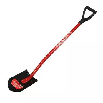 Лопата универсальная, металлический черенок, с ручкой, «Лидер»