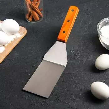 Лопатка из нержавеющей стали Доляна, 30,57,5 см