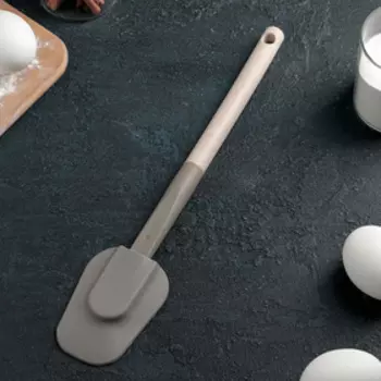 Лопатка Доляна «Стоун», силикон, 306.5 см, серая