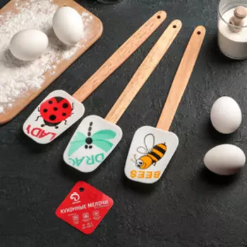 Лопатка Доляна «Жужа», 28,7 см, рисунок МИКС