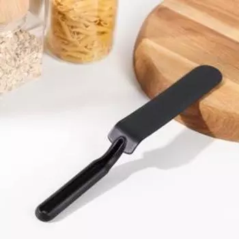 Лопатка блинная Доляна «Орихалк», 32 см, нейлон, чёрная