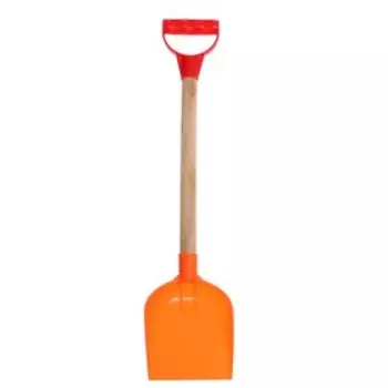 Лопатка детская с деревянной ручкой, 56 см, МИКС