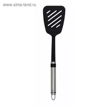 Лопатка с прорезями Brabantia Profile, цвет чёрный, 35.1 см