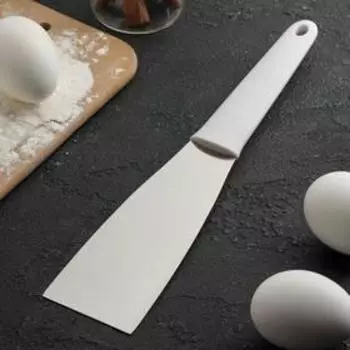 Лопатка-скребок Доляна «Виктори», 296 см, с пластиковой ручкой, прямая