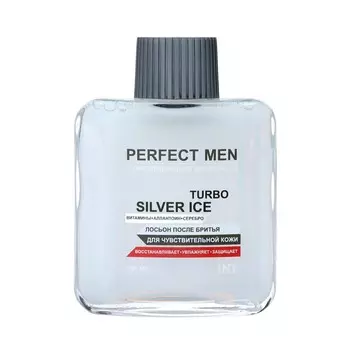 Лосьон после бритья Turbo Silver Ice увлажняющий, 100 мл