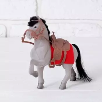 Лошадь флок с аксессуарами, МИКС