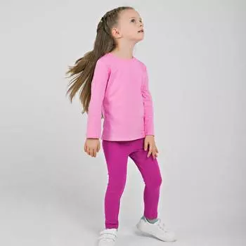 Лосины «Basic», рост 98 см, цвет фиолетовый