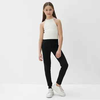 Лосины для девочки MINAKU, чёрная, рост 122 см