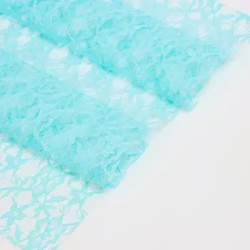 Лоскут для рукоделия «Гипюр», мятный, 50 50 см