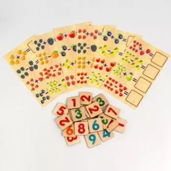 Лото деревянное «Моя первая арифметика»