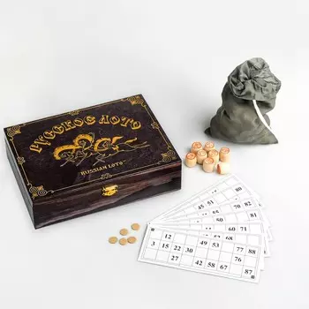Лото Русское "Тройка лошадей", 25 х 19 х 6 см