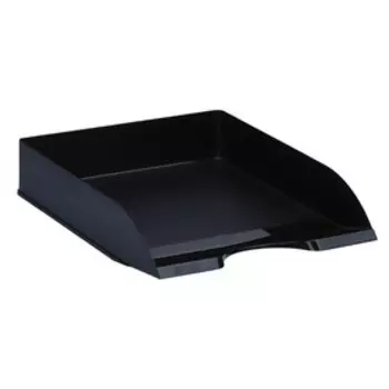 Лоток для бумаг горизонтальный Стамм "Дельта", чёрный