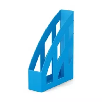 Лоток для бумаг вертикальный 75мм, ErichKrause Office Bubble Gum, ароматизированный, голубой