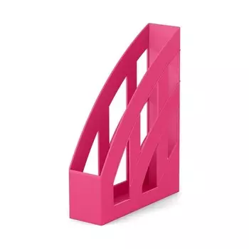 Лоток для бумаг вертикальный 75мм, ErichKrause Office Bubble Gum, розовый