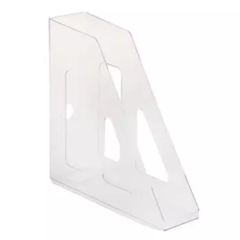 Лоток для бумаг вертикальный, "Актив", прозрачный