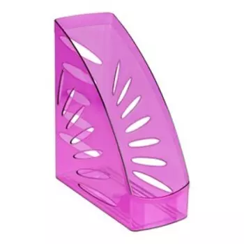 Лоток для бумаг вертикальный, "Тропик", сливовый