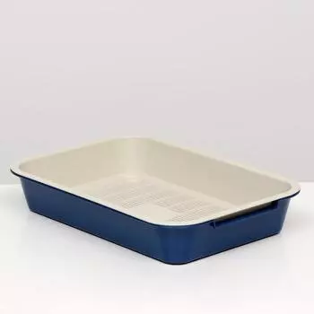 Туалет средний с сеткой 36266.5 см, синий/бежевый