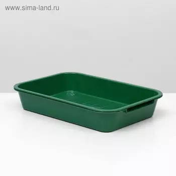 Туалет средний с сеткой 36 х 26 х 6,5 см, зеленый,