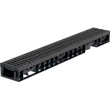 Лоток водоотводный AQUASTOK Master DN100 H70 B125 пластиковый, комплект